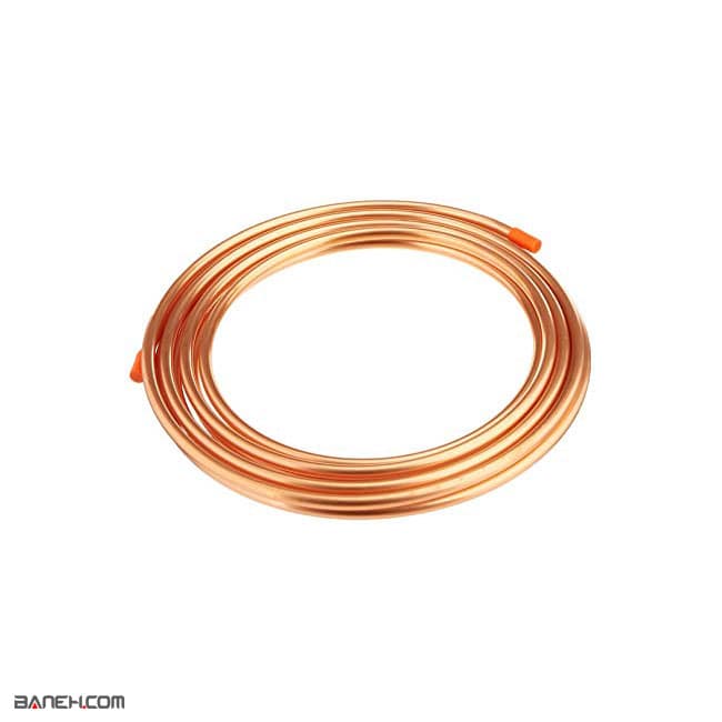 لوله مسی کولر گازی ظرفیت 60000 5 متر Copper Pipe