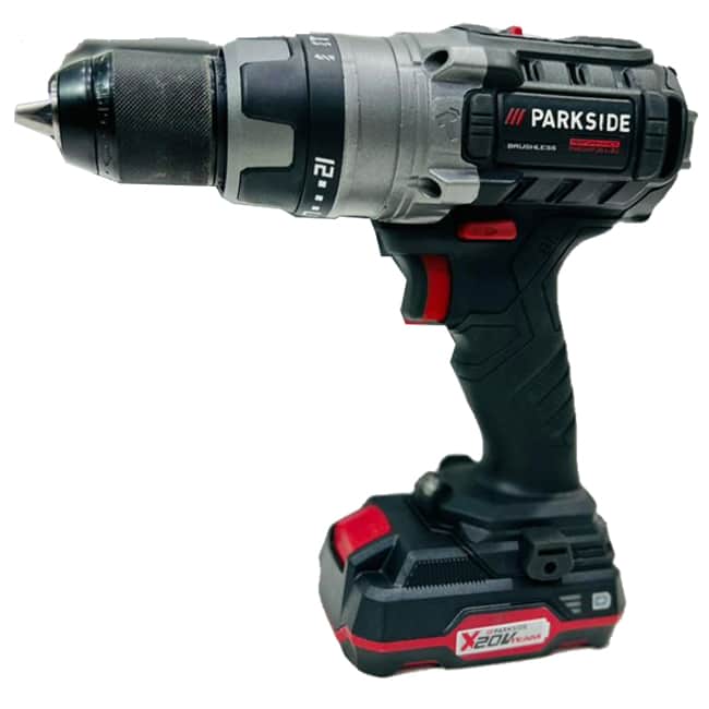 دریل شارژی 20 ولت پارکساید سه حالته سه نظام موتور براشلس Drill 20V