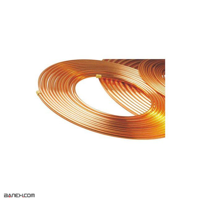 لوله مسی کولر گازی ظرفیت 24000 5 متر Copper Pipe
