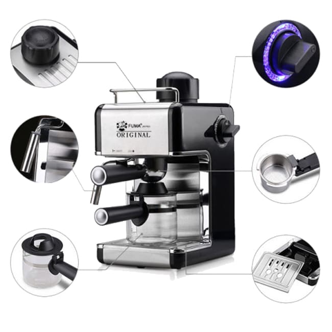اسپرسو ساز حرفه ای 1450 وات دلونگی Delonghi Espresso Maker 46.860B EVO
