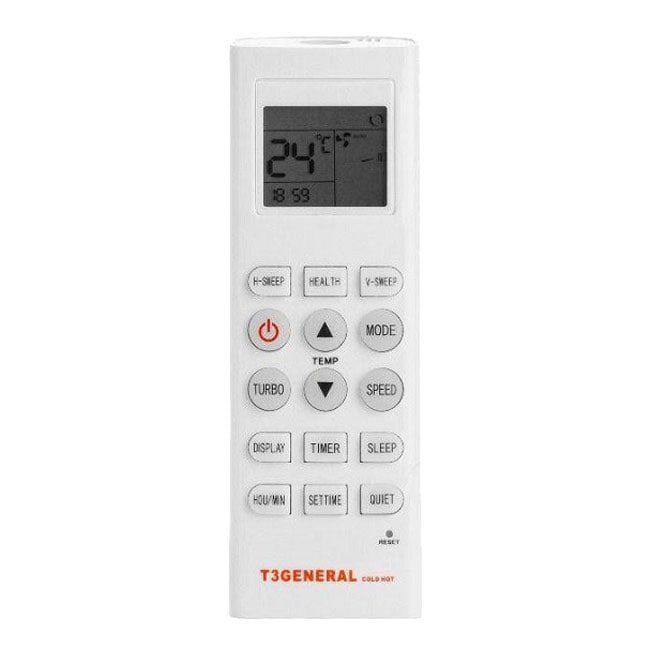 کولر گازی تی تری جنرال 26000 رادیات طلایی T3 GENERAL GNR-26K-SA